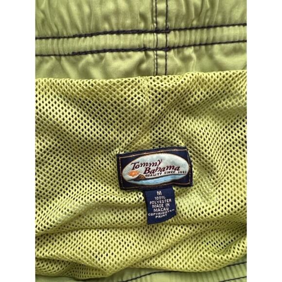 Tommy Bahama Men's Lined Green Leaf Swim Trunk Shorts- Size M - Picture 4 of 4